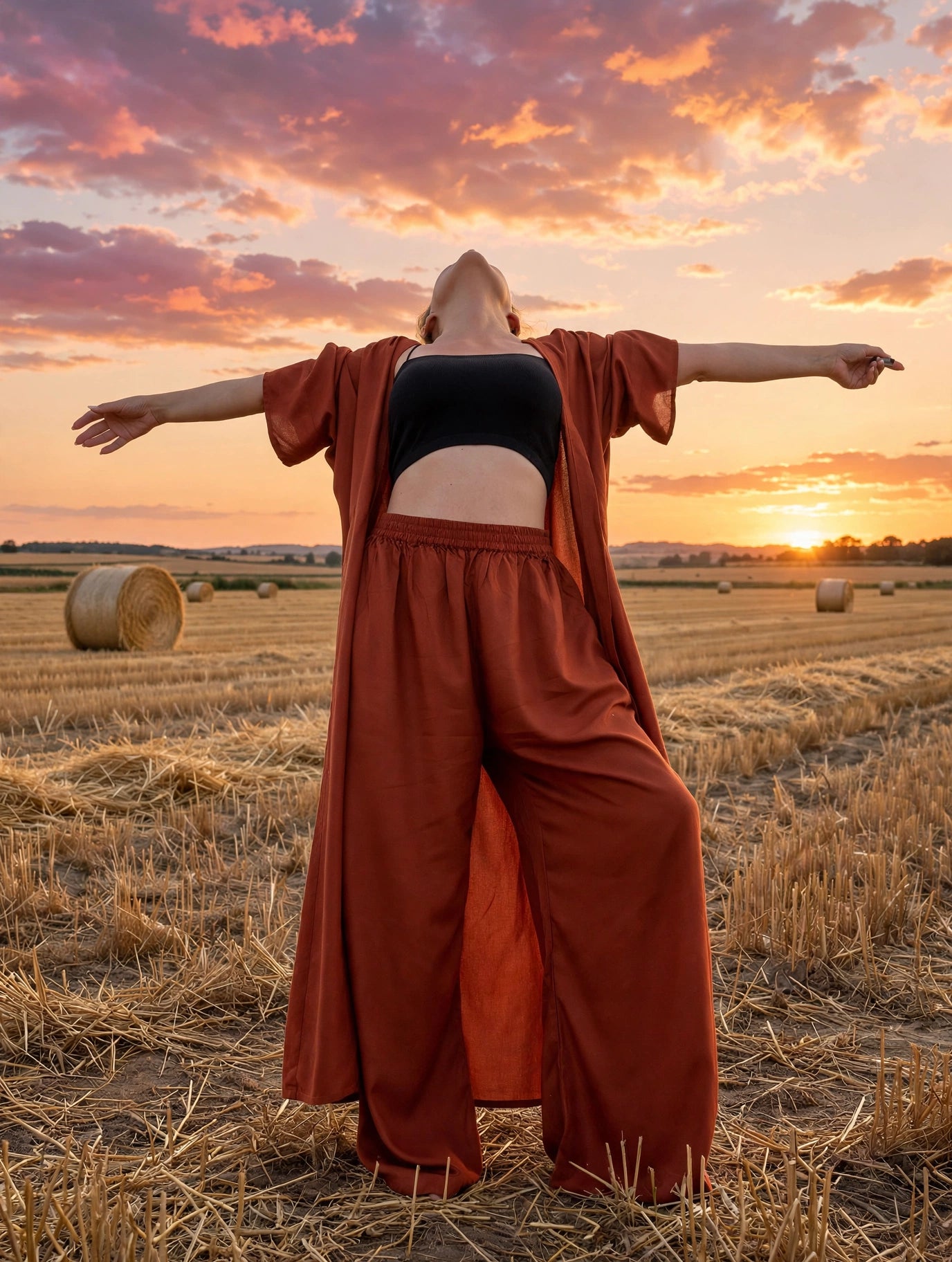 Set Sienna - Kimono i spodnie